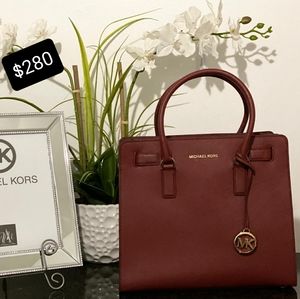Authentic MK purse Color Maroon